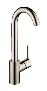 Hansgrohe Talis S 1.5 GPM HighArc Bar Faucet, Polished Nickel