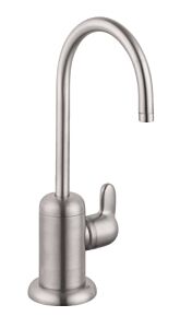 Hansgrohe Allegro E 1.5 GPM Cold Only Beverage Faucet, Steel Optic