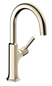 Hansgrohe Locarno 1.5 GPM Single Hole Bar Faucet, Polished Nickel