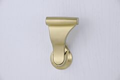 Stationary Closet UltraLatch Satin Brass PVD Door Handle for 1-3/4" & 2" Door Thickness
