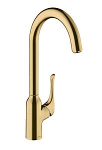 Hansgrohe Allegro N 1.75 GPM Pull Down Bar Faucet, Brushed Gold Optic