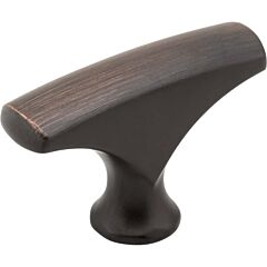 Aiden Style Cabinet Hardware Knob, Brushed Oil Rubbed Bronze 1-5/8" Inch Length