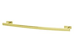 Alno Arch 24" (610mm) Center to Center 26-1/2" (673.5mm) Overall Length Towel Bar, in Unlacquered Brass Finish