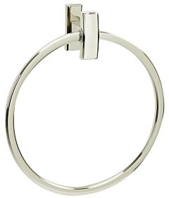 Alno Arch Collection 7-3/4" (197mm) Diameter Wall Mounted Towel Rings 2-1/4" (57mm) Projection in Polished Nickel Finish