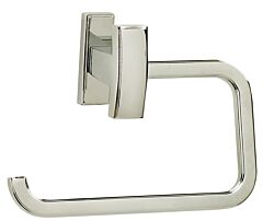 Alno Arch Collection 5-1/2" (140mm) Length SIngle Post Toilet Paper Holder (79mm) Projection in Polished Nickel Finish