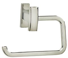 Alno Arch Collection 5-1/2" (140mm) Length SIngle Post Toilet Paper Holder (79mm) Projection in Satin Nickel Finish
