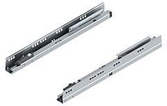Blum 16" Tandembox Series Zinc Cabinet Profile Set, Full Extension, 100 lb Weight Capacity, Zinc Finish