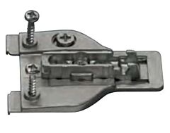Grass 346.290.92.0415 Nexis 4mm Face Frame, Wing Type Cam Adjustable Base Plate with Pre Attached Wood Screws