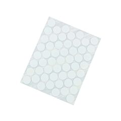 FastCap 9/16" Self Adhesive Screw Cap Covers White, 53 Pack