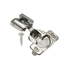 Grass 01995A-15 TEC 864 Hinge, Edge Mount 108 Degree, 5/8" Overlay, Press-In Soft Close, 45mm Screw Hole Patter