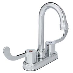 Reliaflo 4" Two Handle Bar Sink Faucet, Chrome