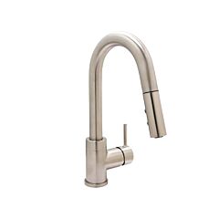Bar Faucet / Prep Sink Kitchen Faucet, PVD Satin Nickel