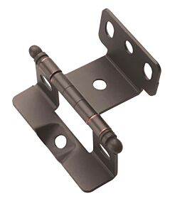 3/4 in (19 mm) Door Thickness Full Inset, Full Wrap, Exposed, Ball Tip Oil-Rubbed Bronze Hinge