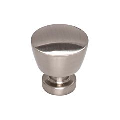 Allendale Contemporary, Modern Style Brushed Satin Nickel Knob, 1-1/8 Inch Diameter, Top Knobs