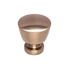 Allendale Contemporary, Modern Style Honey Bronze Knob, 1-1/8 Inch Diameter, Top Knobs