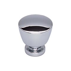 Allendale Contemporary, Modern Style Polished Chrome Knob, 1-1/4 Inch Diameter, Top Knobs